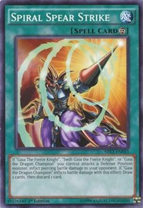 Spiral Spear Strike (Common / Short Print) [MIL1-EN043] 1st Edition