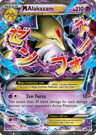 M Alakazam EX - 26/124 [XY - Fates Collide] Holofoil