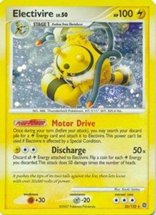 Electivire - 25/132 (DP Secret Wonders) [Deck Exclusives] Holofoil