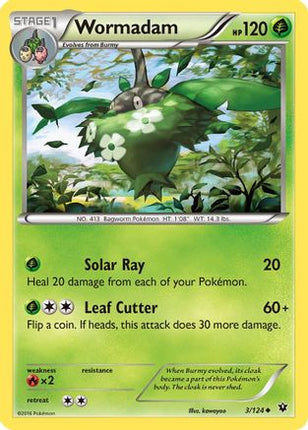 Wormadam (3) - 3/124 [XY - Fates Collide] Reverse Holofoil