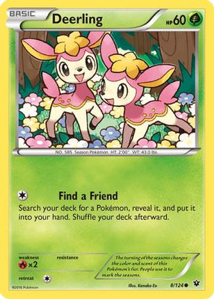 Deerling - 8/124 [XY - Fates Collide]