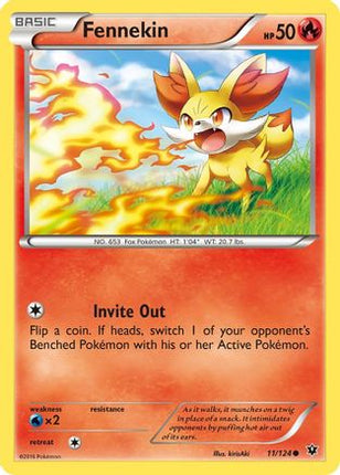 Fennekin (11) - 11/124 [XY - Fates Collide]