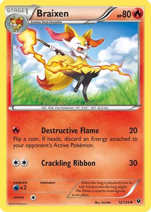 Braixen - 12/124 [XY - Fates Collide]