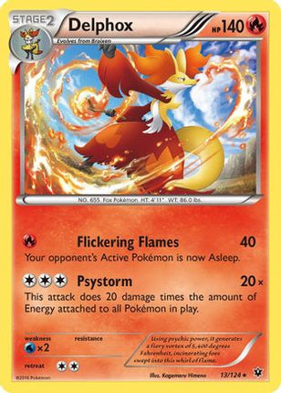 Delphox - 13/124 [XY - Fates Collide] Holofoil