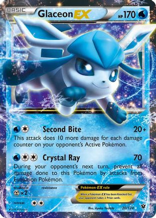 Glaceon EX - 20/124 [XY - Fates Collide] Holofoil
