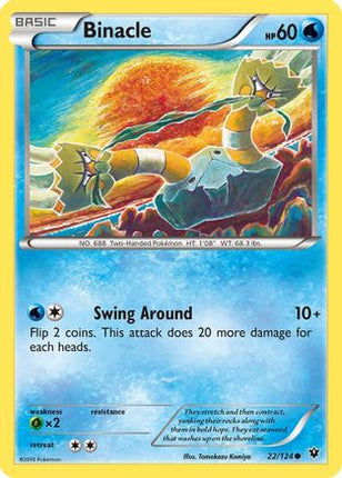 Binacle - 22/124 [XY - Fates Collide]