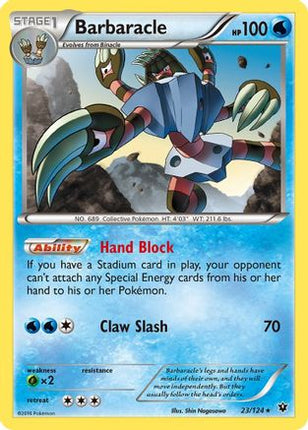 Barbaracle - 23/124 [XY - Fates Collide] Reverse Holofoil