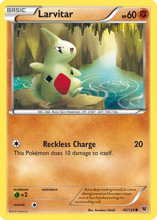 Larvitar (40) - 40/124 [XY - Fates Collide]