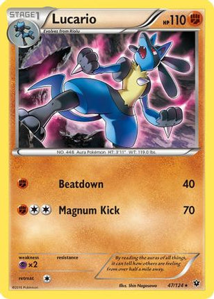 Lucario (47) - 47/124 [XY - Fates Collide]