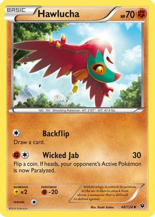 Hawlucha - 48/124 [XY - Fates Collide] Reverse Holofoil