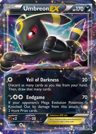 Umbreon EX - 55/124 [XY - Fates Collide] Holofoil