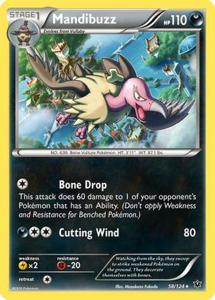 Mandibuzz - 58/124 [XY - Fates Collide] Reverse Holofoil