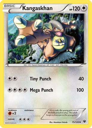 Kangaskhan - 75/124 [XY - Fates Collide] Reverse Holofoil