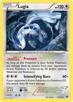 Lugia - 78/124 [XY - Fates Collide] Reverse Holofoil