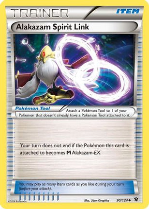 Alakazam Spirit Link - 90/124 [XY - Fates Collide] Reverse Holofoil