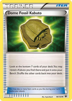 Dome Fossil Kabuto - 96/124 [XY - Fates Collide] Reverse Holofoil