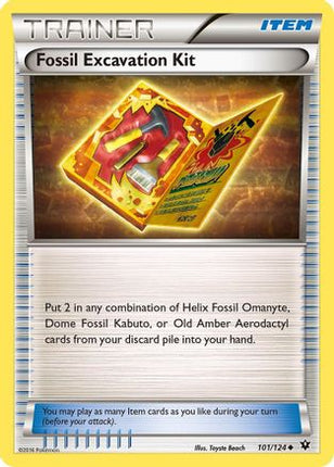 Fossil Excavation Kit - 101/124 [XY - Fates Collide]