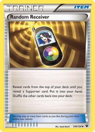 Random Receiver - 109/124 [XY - Fates Collide] Reverse Holofoil