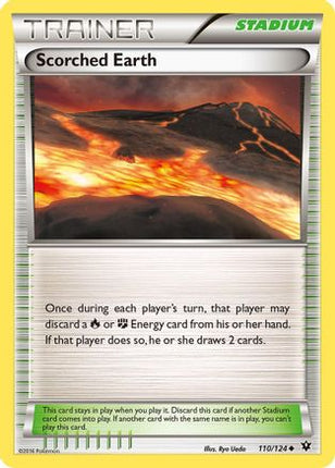 Scorched Earth - 110/124 [XY - Fates Collide] Reverse Holofoil