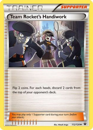Team Rocket's Handiwork - 112/124 [XY - Fates Collide] Reverse Holofoil