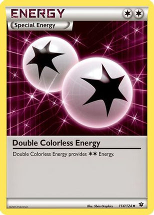 Double Colorless Energy - 114/124 [XY - Fates Collide] Reverse Holofoil