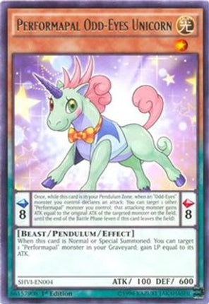 Performapal Odd-Eyes Unicorn (Rare) [SHVI-EN004] Unlimited