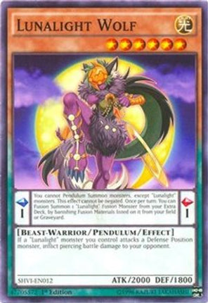 Lunalight Wolf (Common / Short Print) [SHVI-EN012] Unlimited
