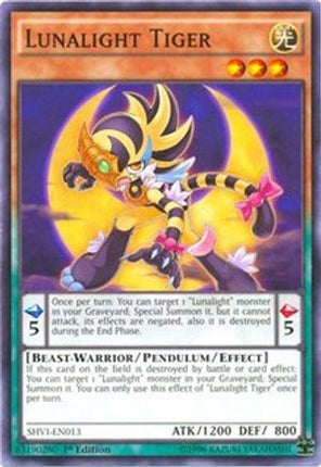 Lunalight Tiger (Common / Short Print) [SHVI-EN013] Unlimited