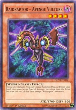 Raidraptor - Avenge Vulture (Common / Short Print) [SHVI-EN014] 1st Edition