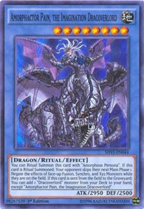 Amorphactor Pain, the Imagination Dracoverlord (Super Rare) [SHVI-EN044] Unlimited