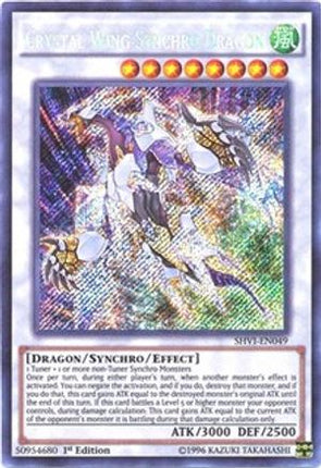 Crystal Wing Synchro Dragon [SHVI-EN049] Secret Rare