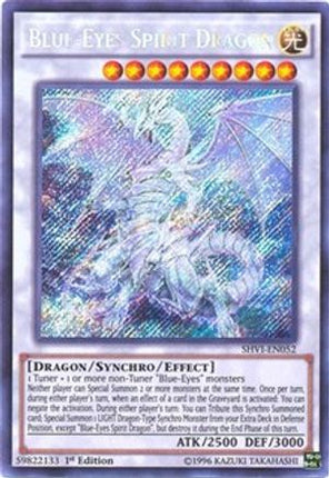 Blue-Eyes Spirit Dragon (Secret Rare) [SHVI-EN052] 1st Edition