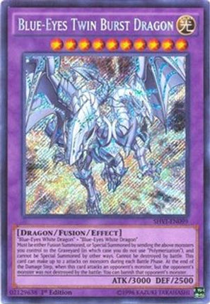 Blue-Eyes Twin Burst Dragon (Secret Rare) [SHVI-EN099] Unlimited