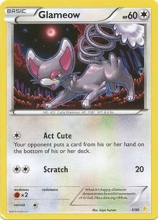 Glameow 1- XY Trainer Kit Pikachu Libre & Suicune