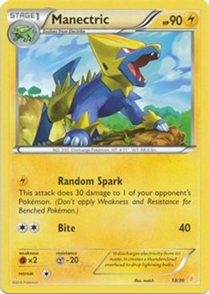 Manectric 22- XY Trainer Kit Pikachu Libre & Suicune