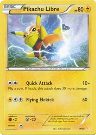 Pikachu Libre (Non-Holo) 014- XY Trainer Kit Pikachu Libre & Suicune