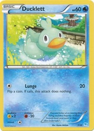 Ducklett 7- XY Trainer Kit Pikachu Libre & Suicune