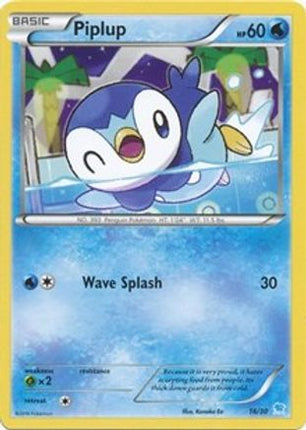 Piplup 16- XY Trainer Kit Pikachu Libre & Suicune