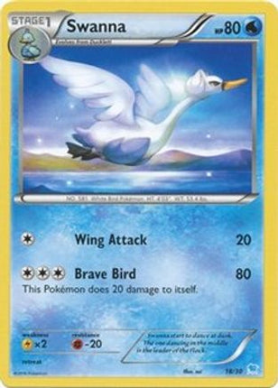 Swanna 27- XY Trainer Kit Pikachu Libre & Suicune