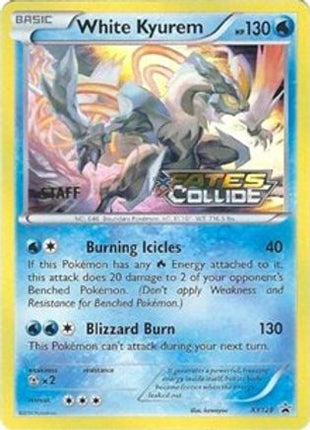 White Kyurem - XY128 (Prerelease) [Staff] - null/null [XY Promos] Holofoil