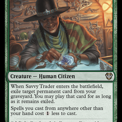 Savvy Trader [Outlaws of Thunder Junction Commander] Foil