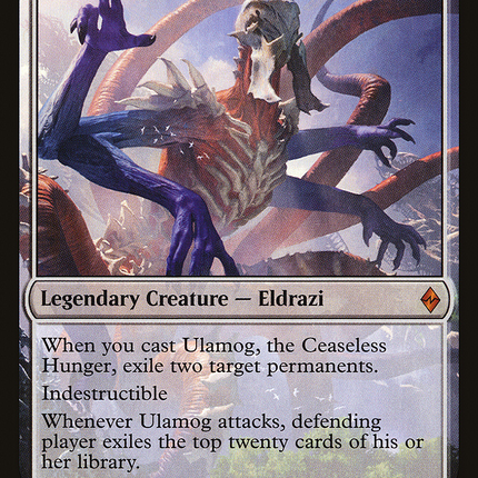 Ulamog, the Ceaseless Hunger [Battle for Zendikar]