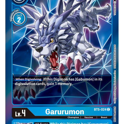 Garurumon [BT5-024] (Event Pack 2) [Battle of Omni]