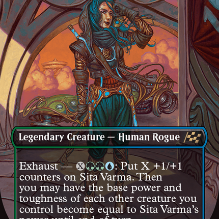 Sita Varma, Masked Racer (Borderless) [Aetherdrift] Foil
