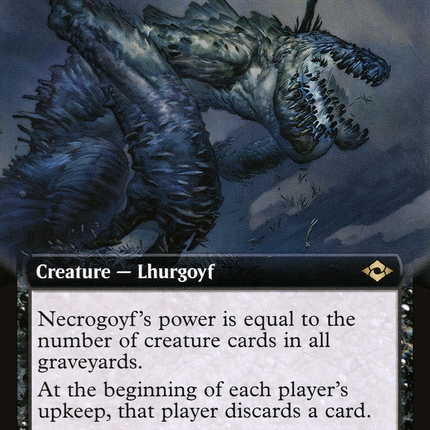 Necrogoyf (Extended Art) [Modern Horizons 2]