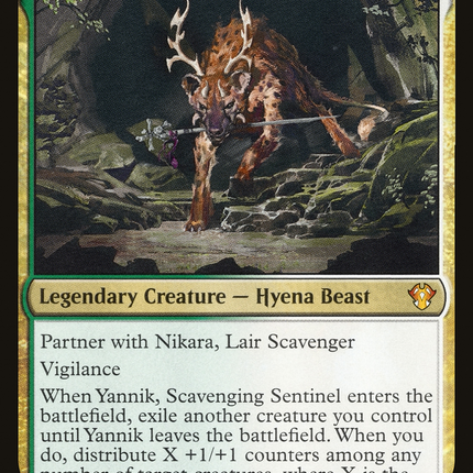 Yannik, Scavenging Sentinel [Commander 2020]