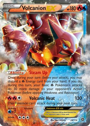 Volcanion EX - 26/114 [XY - Steam Siege] Holofoil