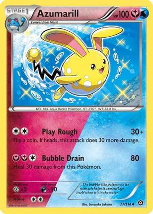 Azumarill - 77/114 [XY - Steam Siege] Reverse Holofoil