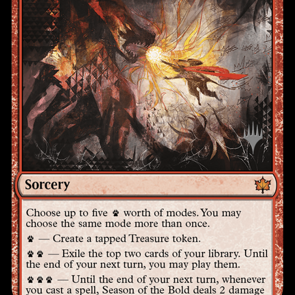 Season of the Bold [Bloomburrow Promos]