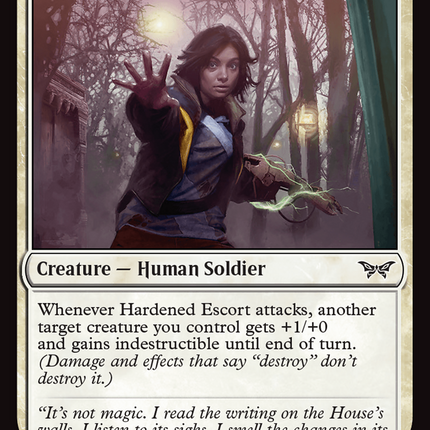 Hardened Escort [Duskmourn: House of Horror] Foil